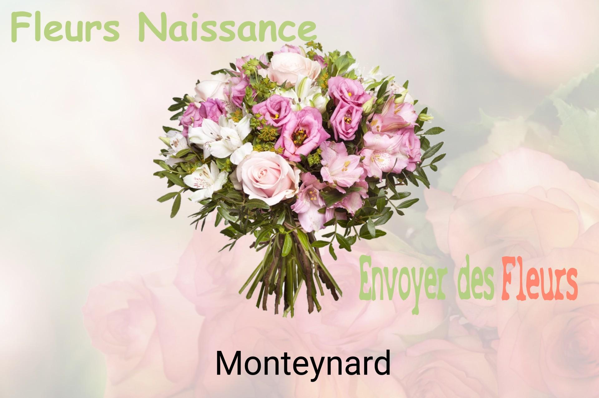 Bouquet de fleurs de naissance livré à Monteynard